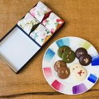 【京都祇園・洋菓子ぎをんさかい】《期間限定》アールショコラパレ 紺箱12枚入 2