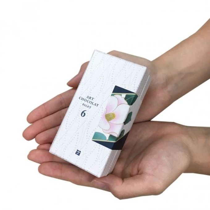 【京都祇園・洋菓子ぎをんさかい】《期間限定》アールショコラパレ 煌白箱６枚入(濃抹茶・ミルクレモン) 6
