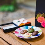 【京都祇園・洋菓子ぎをんさかい】《期間限定》アールショコラパレ 煌白箱６枚入(濃抹茶・ミルクレモン) 7