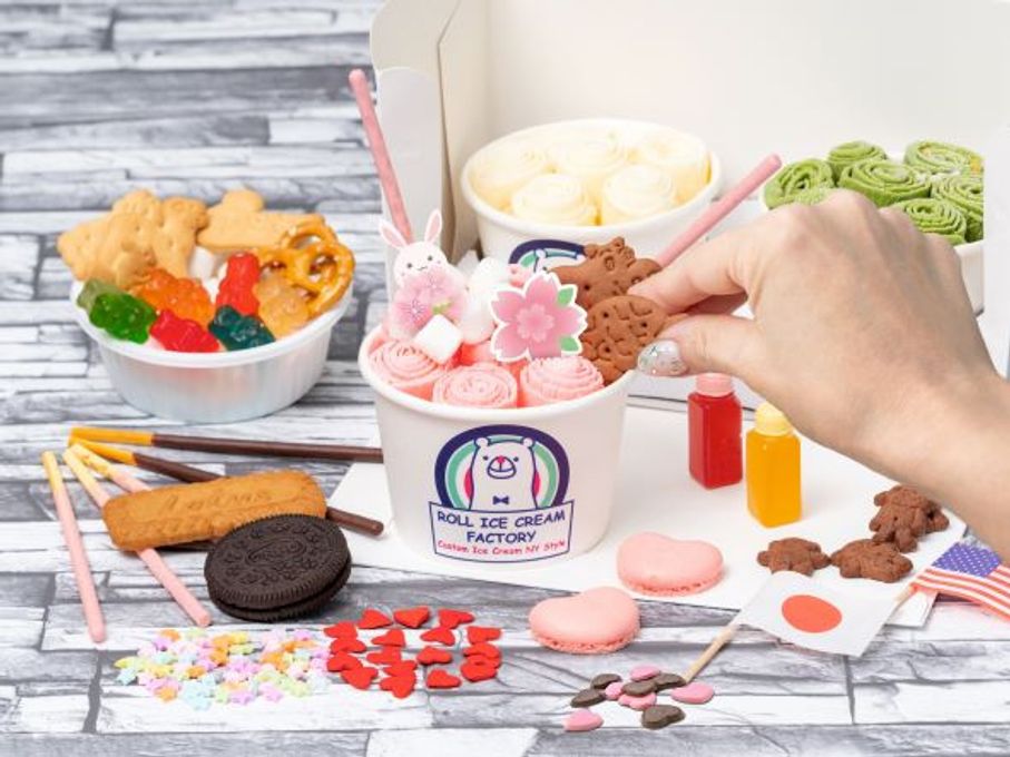 「おうちDEロールアイス」お花見セット  2