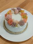 【白あんフラワー】フラワーケーキ「リース」4号 1
