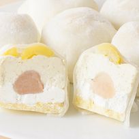 冷凍 栗ムース大福6個入 くり クリーム大福 スイーツ 和菓子 ギフト お取り寄せ フルーツだいふく モンブラン 笠間