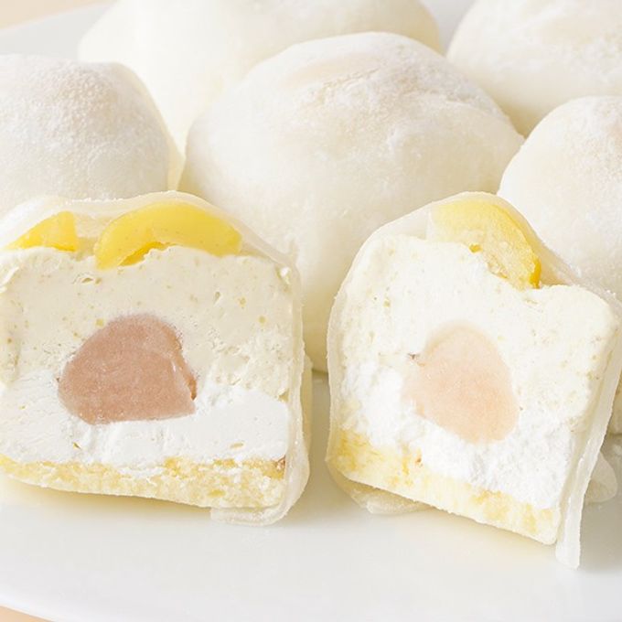 冷凍 栗ムース大福6個入 くり クリーム大福 スイーツ 和菓子 ギフト お取り寄せ フルーツだいふく モンブラン 笠間 1