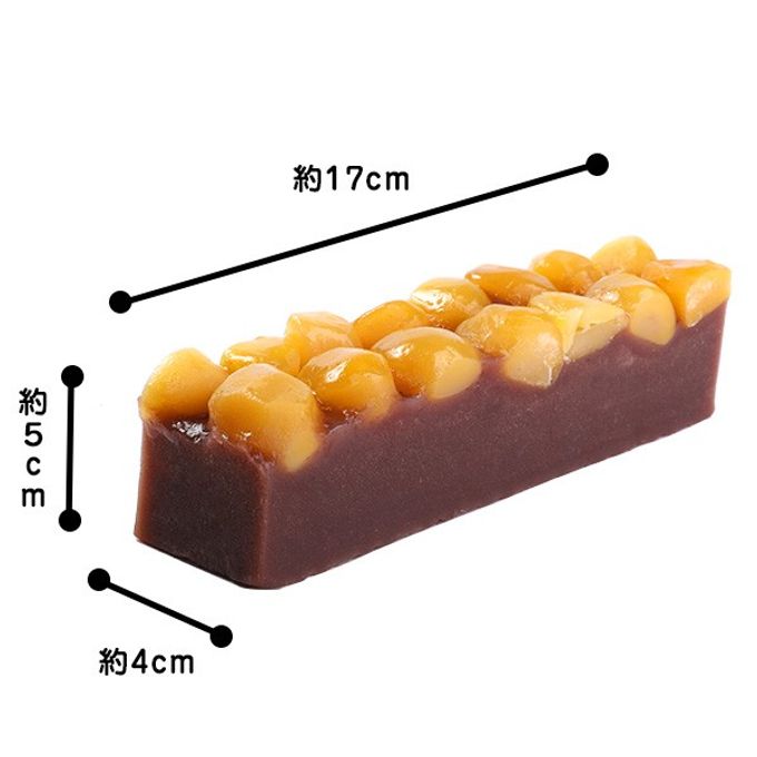 笠間の栗蒸し羊羹 / 2本箱入り 賞味期限20日 3