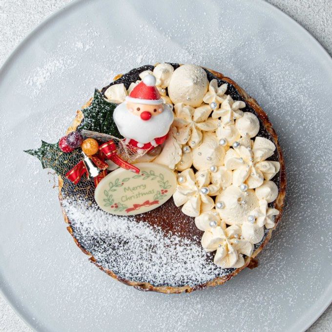 グルテンフリークリスマスバスクチーズケーキ 5号 2