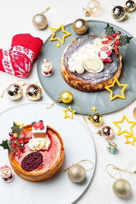 グルテンフリークリスマスバスクチーズケーキ 5号 3