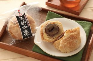 希少西明寺栗 サクサクパイで和包み「西明寺栗くん」4個 巨大サイズ 