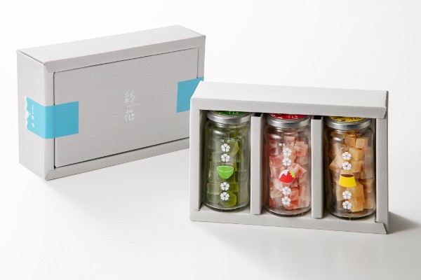 御菓子処 渡計】 彩花～さやか～3本入り 【琥珀糖】（御菓子処 渡計