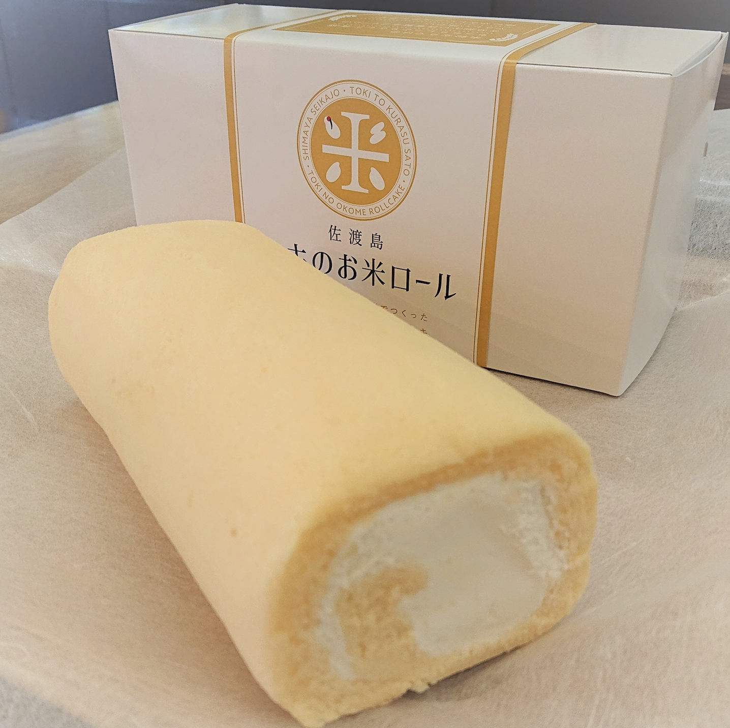 佐渡島トキのお米ロール 1本 18cm 2