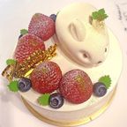 うさぎのお誕生日ケーキ 6号 1