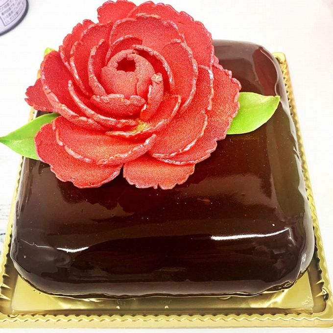 花のチョコレートケーキ 4号 1