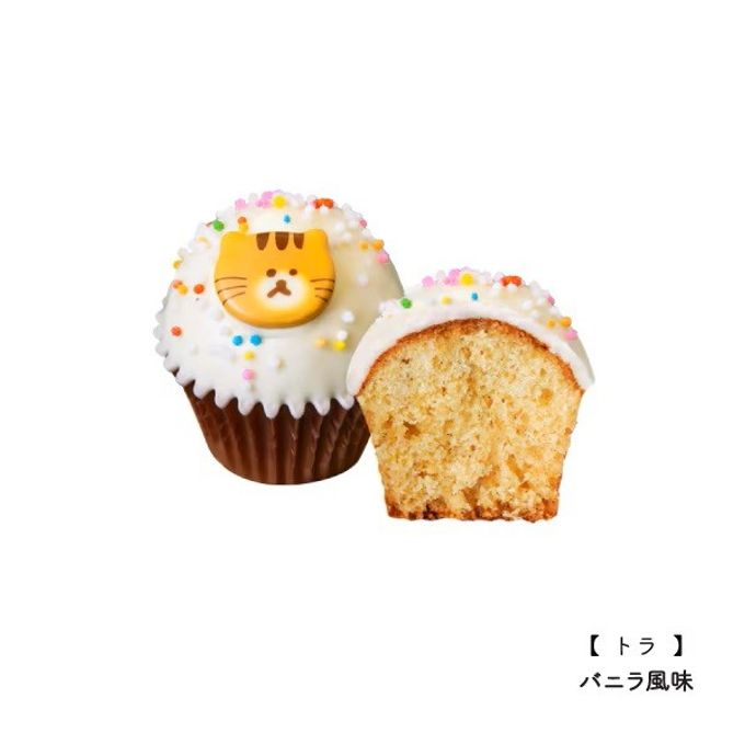 【ファクトリーシン】ねこカップケーキ 6個入 5