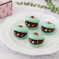 【Q-pot CAFE.】チョコミントマカロンセット（4個）