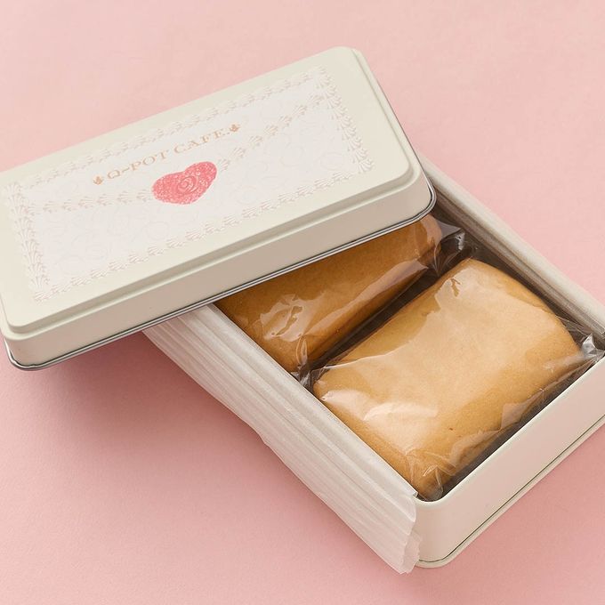 【Q-pot CAFE.】ラブレター スイーツ缶／ホワイト（レーズンサンド2個入り） バレンタイン2026 ホワイトデー2026 2