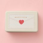 【Q-pot CAFE.】ラブレター スイーツ缶／ホワイト（レーズンサンド2個入り） バレンタイン2026 ホワイトデー2026 4