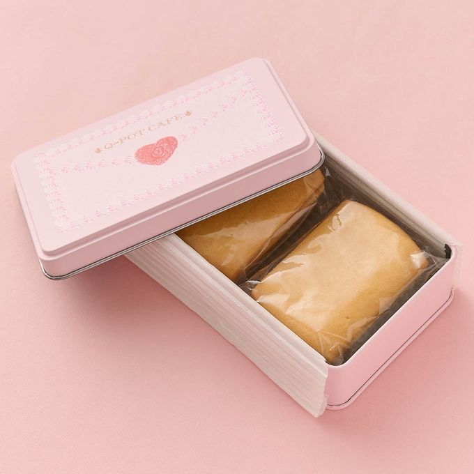 【Q-pot CAFE.】ラブレター スイーツ缶／ピンク（レーズンサンド2個入り） バレンタイン2026 ホワイトデー2026 2