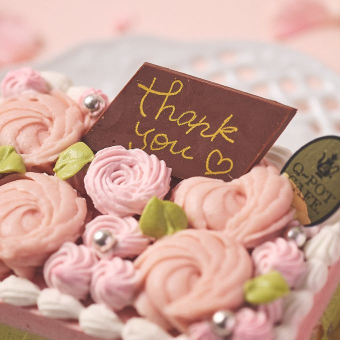 【Q-pot CAFE.】Sweet Flower Cake (7.5cm×11cm※2～3名様)  母の日2026 3