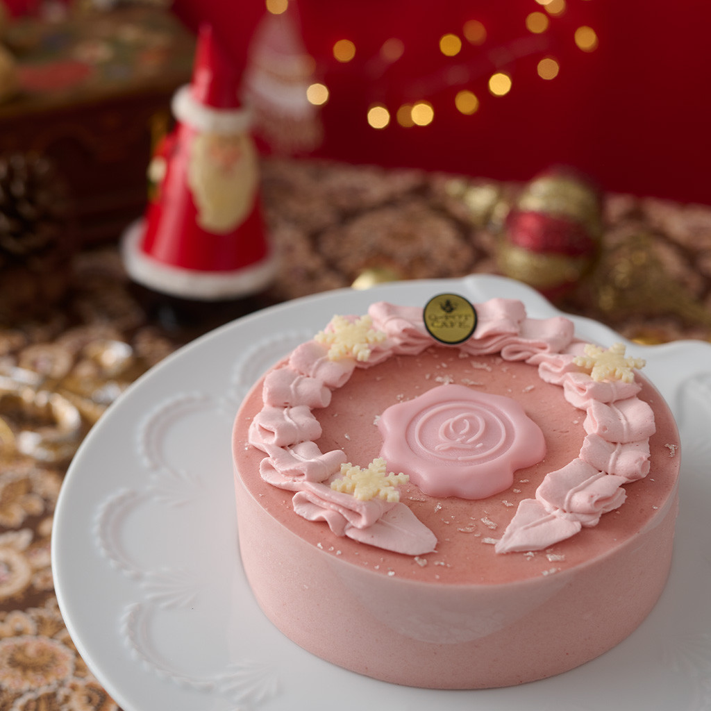 【Q-pot CAFE.】Christmas Ribbon Cake（5号 約4～6名分）クリスマス2023 1