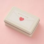 【Q-pot CAFE.】ラブレター スイーツ缶／ホワイト（レーズンサンド2個入り） バレンタイン2026 ホワイトデー2026 3