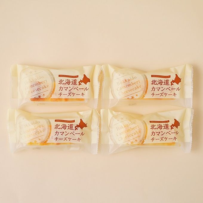 北海道カマンベールチーズケーキ 4個入り  7