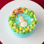 クリスマスランチボックスケーキ リース 10cm 1 【デザインが選べる/センイルケーキ】 2