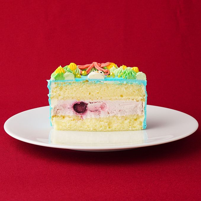 クリスマスランチボックスケーキ リース 10cm 1 【デザインが選べる/センイルケーキ】 5