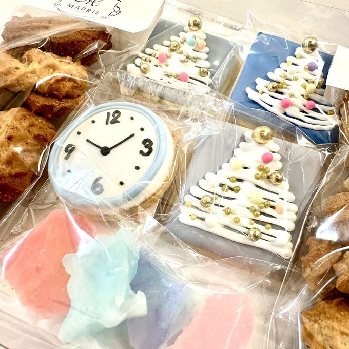 【きらめく時計】クリスマスの時を閉じ込めた琥珀糖スイーツボックス 4