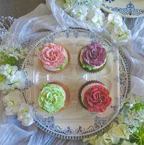 ＜4個＞カーネーションフラワーカップケーキ 