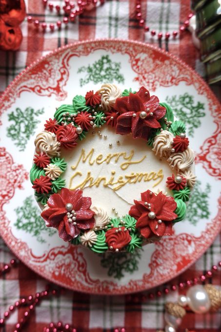 クリスマスケーキ［クリスマスリース］クリスマス2026 4