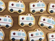 【消防車】アイシングクッキー 1