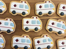 【消防車】アイシングクッキー
