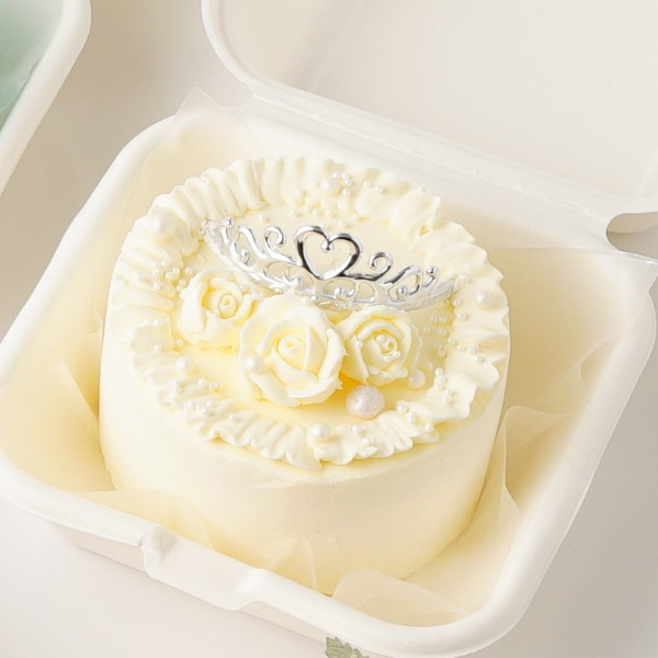メイプリル センイルケーキ ホワイトティアラ 10cm（メイプリル