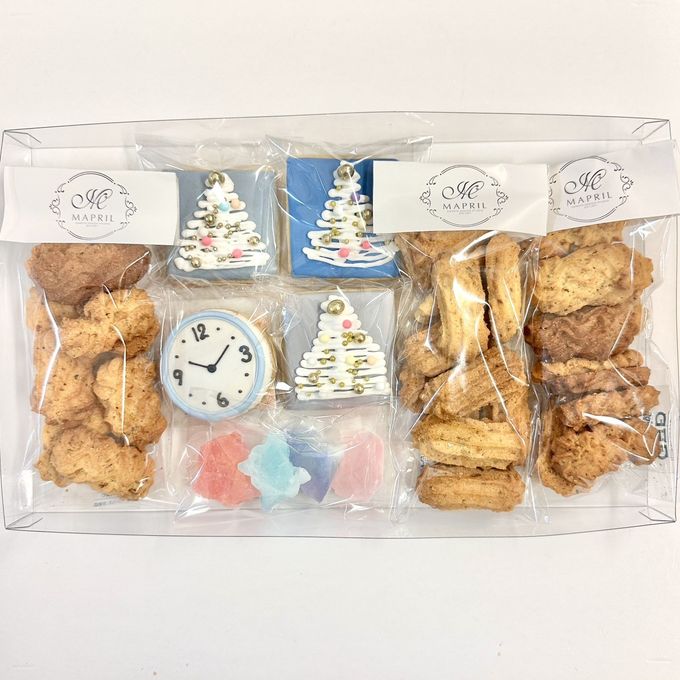 【きらめく時計】クリスマスの時を閉じ込めた琥珀糖スイーツボックス 3