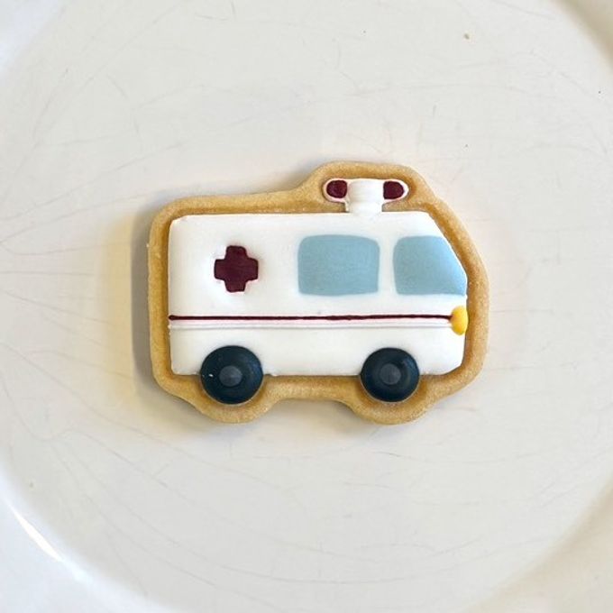 【消防車】アイシングクッキー 3