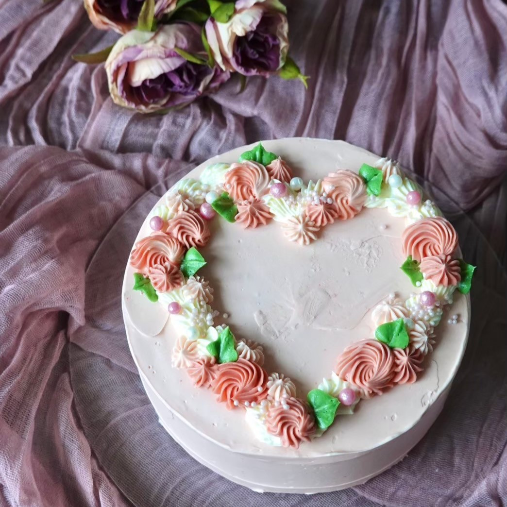 5号15cm＜ハート型＞ファッションケーキ メッセージ・デザイン・カラー