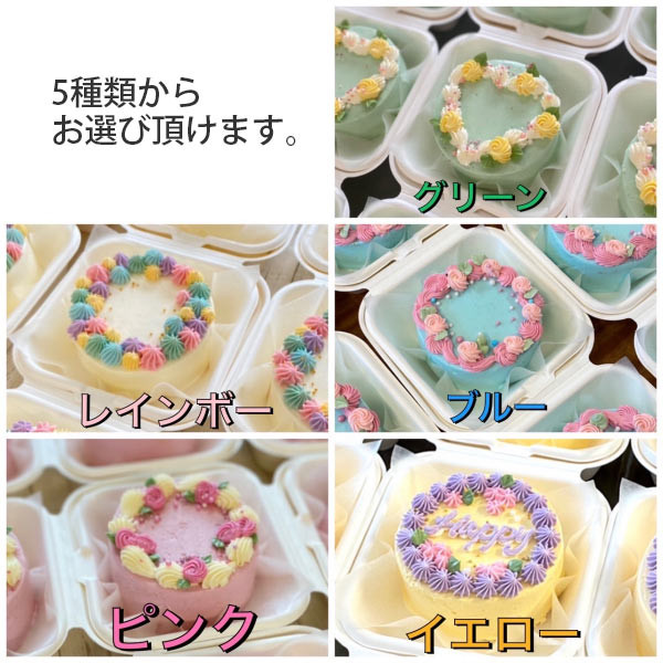 ランチボックスケーキ 10cm 1個 【デザインが選べる/センイルケーキ】 2