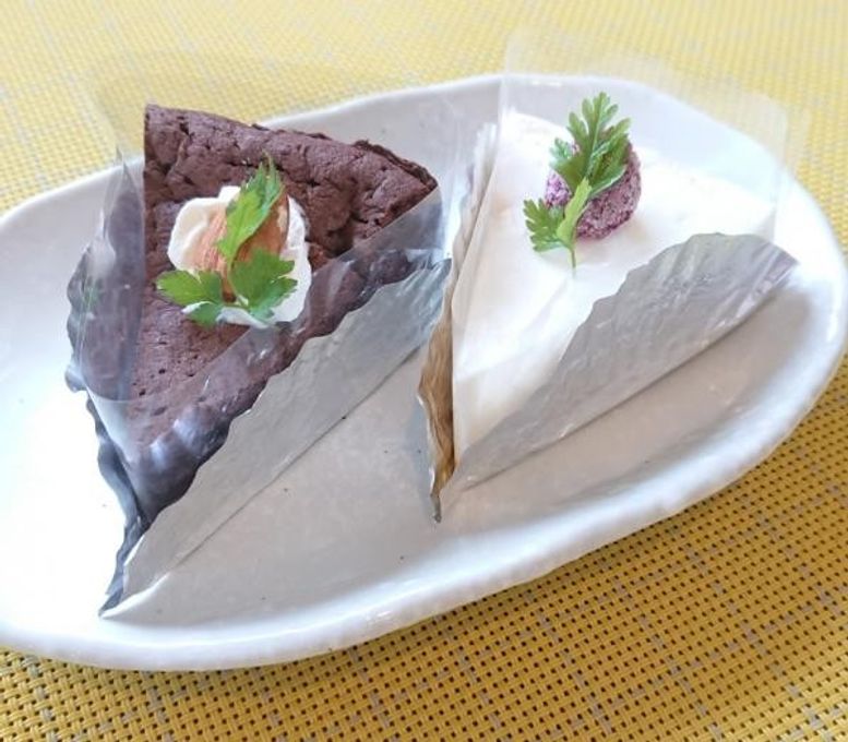 管理栄養士が作る低糖質でグルテンフリーなレアチーズケーキとガトーショコラのセット 白砂糖不使用・小麦粉不使用・生乳不使用 1