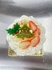 3号 低糖質・グルテンフリーのいちごのクリスマスケーキ   2
