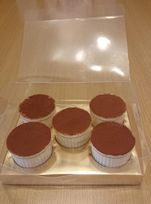 管理栄養士が作る低糖質でグルテンフリーな低糖質のティラミス 白砂糖不使用・小麦粉不使用 5個セット