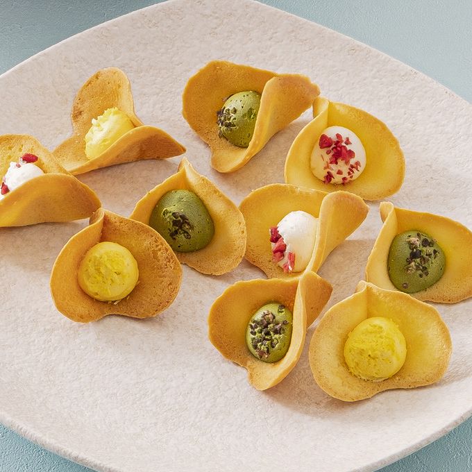 【KINEEL】ルフル3種セット（バニラ・抹茶・レモンココナッツ）《8個入1箱×3種》/ 京都からお届け♪お花の形のかわいいラングドシャスイーツ 7