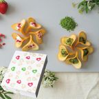 【KINEEL】ルフル24個（バニラ8個入2箱・抹茶8個入1箱）/ 京都からお届け♪お花の形のかわいいラングドシャスイーツ（焼菓子24個セット）：95025  1