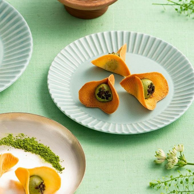 【KINEEL】ルフル30個入(バニラ×10個・抹茶×10個・ベリーベリー×10個)京都からお届け♪お花の形のかわいいラングドシャスイーツ  5