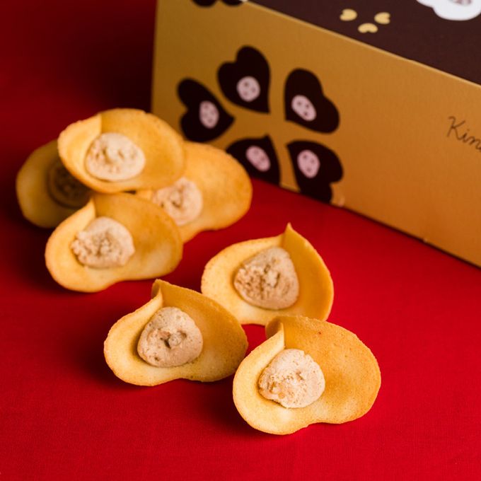 【KINEEL】ルフル・マロン（8個入）/ 京都からお届け♪お花の形のかわいいラングドシャスイーツ（焼菓子8個セット）：95508 4