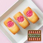 【KINEEL】anフィナンシェ（プレーン・抹茶）18個入（薔薇） / 芳醇なバター香る餡入りフィナンシェ  1