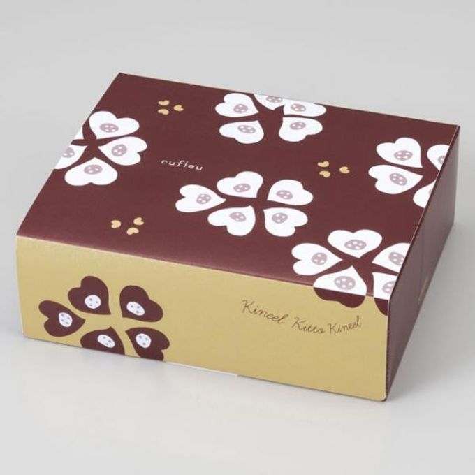 【KINEEL】ルフル16個入（バニラ×8個・マロン×8個）/ 京都からお届け♪お花の形のかわいいラングドシャスイーツ（焼菓子16個セット）：95516 2