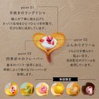 【KINEEL】ルフル16個入（バニラ・ココアベリー）各8個入 / 京都からお届け♪お花の形のかわいいラングドシャスイーツ  3