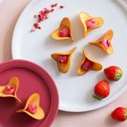 【KINEEL】ルフル20個入（バニラ・ベリーベリー）各10個入/ 京都からお届け♪お花の形のかわいいラングドシャスイーツ 4