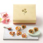 【KINEEL】ルフル16個入（バニラ・抹茶）各8個入 / 京都からお届け♪お花の形のかわいいラングドシャスイーツ（焼菓子16個セット）  1