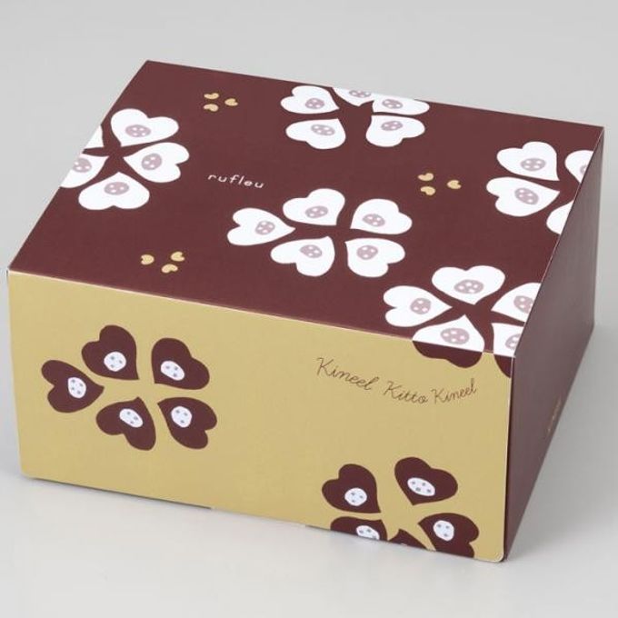 【KINEEL】ルフル24個入（バニラ×12個・マロン×12個）/ 京都からお届け♪お花の形のかわいいラングドシャスイーツ（焼菓子24個セット）：95524 2