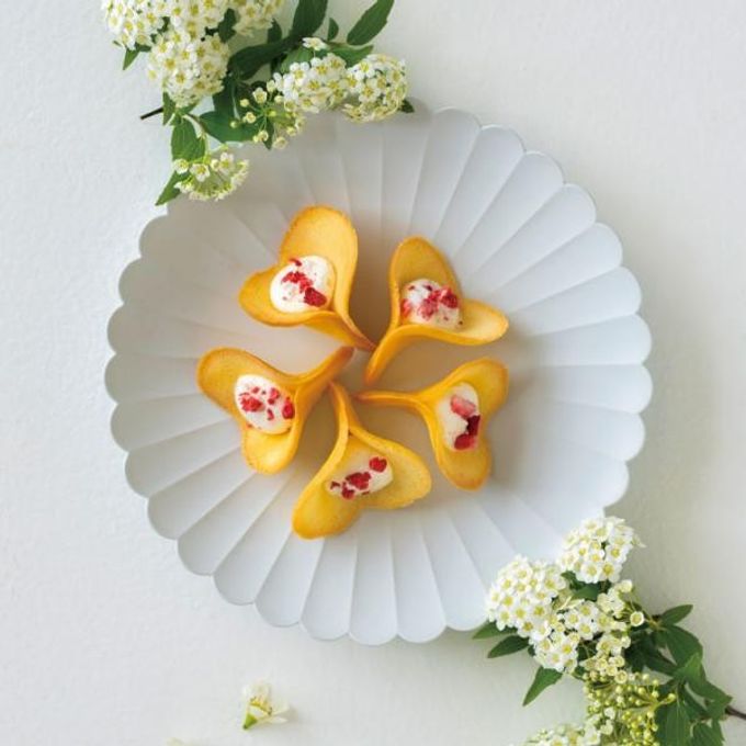 【KINEEL】ルフル3種セット（バニラ・抹茶・マロン）《8個入1箱×3種》/ 京都からお届け♪お花の形のかわいいラングドシャスイーツ（焼菓子24個セット） 4